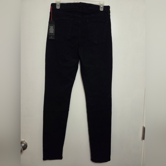 Cookie Johnson Black Sequin Women's Jeans 28 NWT - Picture 7 of 11